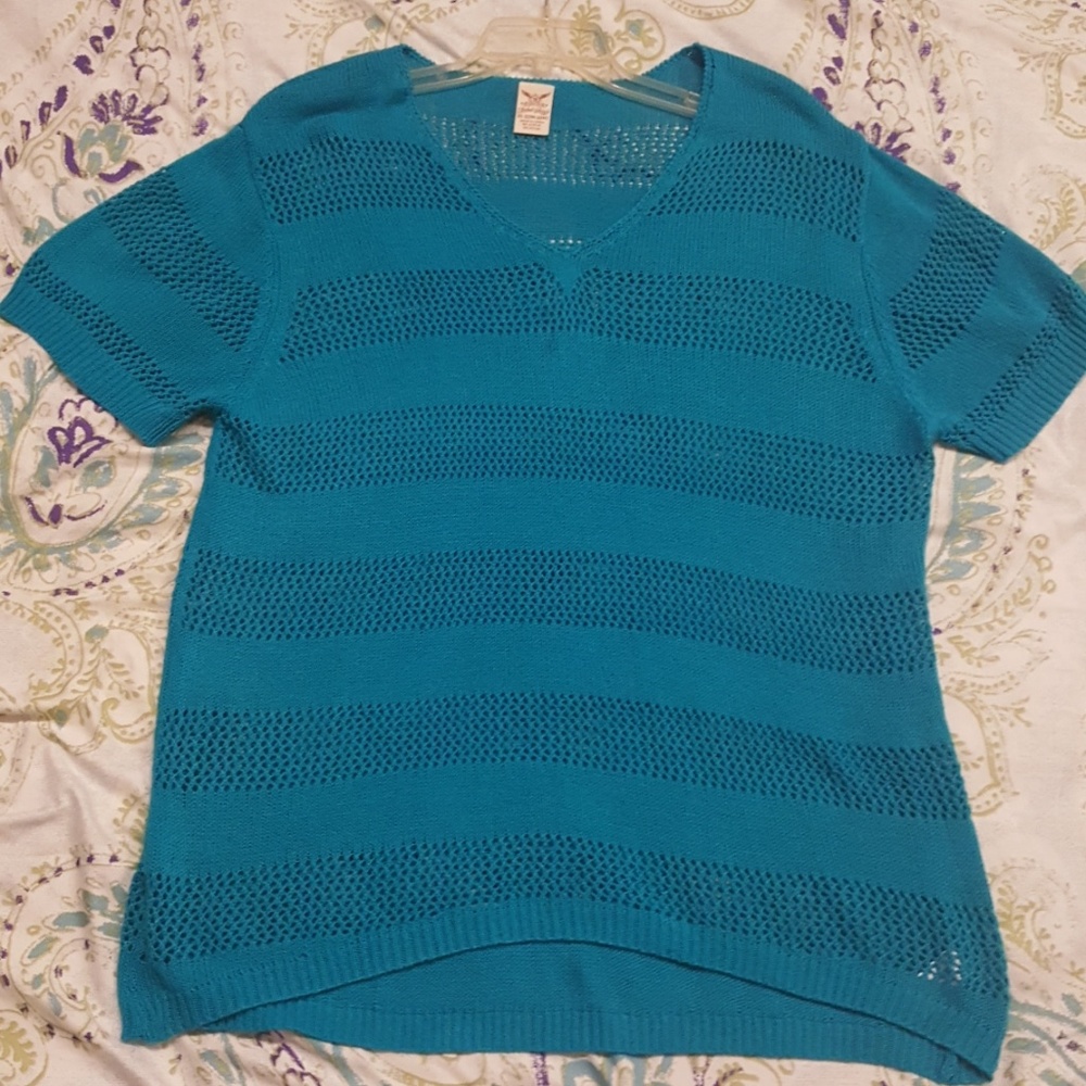 NWOT Faded Glory Teal/Peacock colored Sweater
